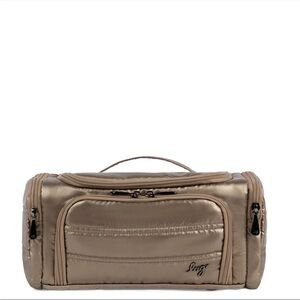 Trolley Medium Cosmetic Case, Metallic Walnut, NWT